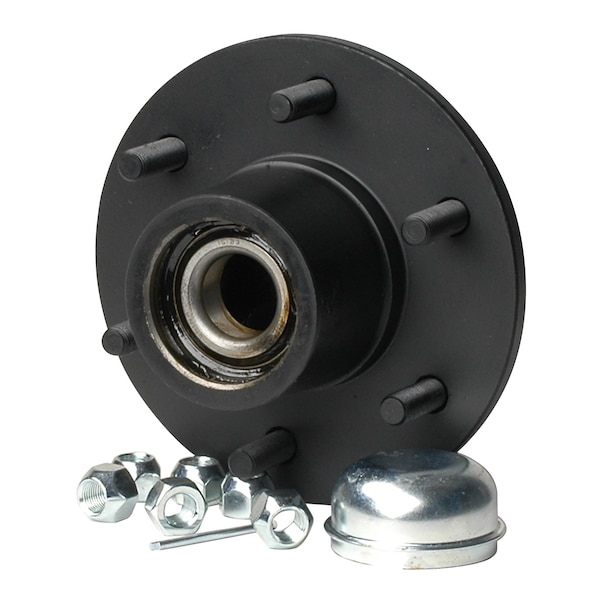 C.E. Smith Trailer Hub Kit, Tapered 1-3/4 in. to 1-1/4 in. Stud 6 x 5-1/2 12 in. Brake Size, Box 13711 - main